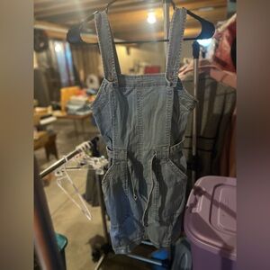 American Eagle size 4 denim jumper dress